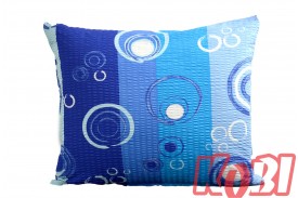 Poszewka z kory rozmiar 50x60 Niebieskie pasy 0722 Kobi