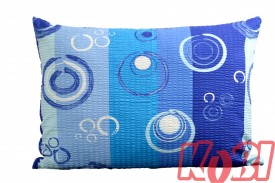 Poszewka z kory rozmiar 50x70 Niebieskie pasy 0722 Kobi