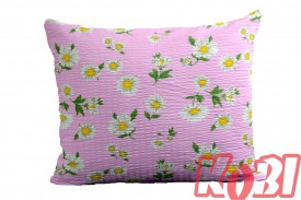 Poszewka z kory rozmiar 50x60 stokrotki różowe tło 0163 Kobi