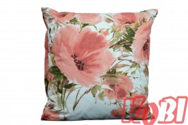 Poszewka bawełniana rozmiar 40x40 Różowe kwiaty 3518 Kobi