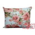 Poszewka bawełniana rozmiar 50x60 Różowe kwiaty 3518 Kobi