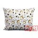 Poszewka bawełniana rozmiar 50x60 Jeżyki i szyszunie D82 Kobi