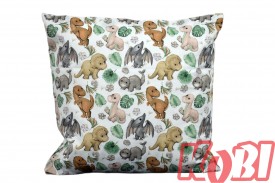 Poszewka bawełniana rozmiar 40x40 Dinozaury D85 Kobi