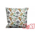 Poszewka bawełniana rozmiar 40x40 Dinozaury D85 Kobi