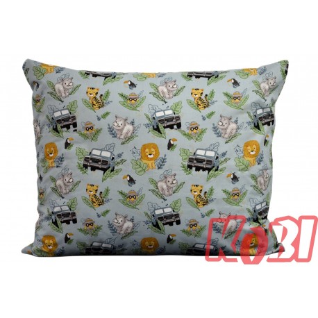 Poszewka bawełniana rozmiar 50x60 Safari i jeep D88 Kobi