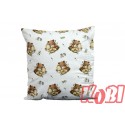 Poszewka bawełniana rozmiar 40x40 misie tulisie D89 Kobi