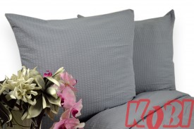 Pościel z kory rozmiar 140x200 jednobarwna szary Kobi