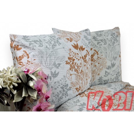 Pościel z kory rozmiar 140x200 Brązowo-szary kontrast 3526w Kobi