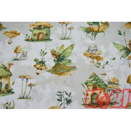 Pościel dziecięca 100% bawełna rozmiar 90x120 wróżka leśna D84