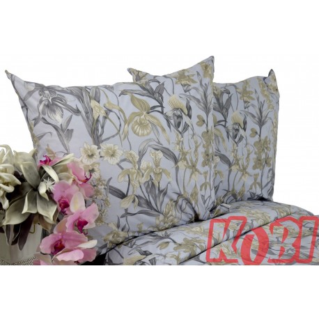 Pościel bawełna 100% rozmiar 220x200 kwiat ecru 3544 KOBI