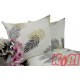 Pościel bawełna 100% rozmiar 180x200 paproć ecru 3545 KOBI