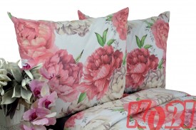 Pościel bawełna 100% rozmiar 180x200 pąki róż 3546 KOBI