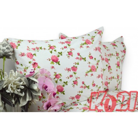 Pościel bawełna 100% rozmiar 220x200 różyczki 3448 KOBI