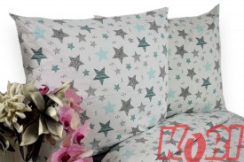 Pościel bawełna 100% rozmiar 140x200 Gwiazdki 3536w Kobi