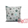 Poszewka bawełniana rozmiar 40x40 gwiazdki 3536 Kobi