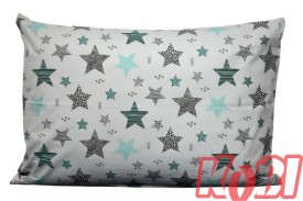 Poszewka bawełniana rozmiar 50x70 gwiazdki 3536 Kobi
