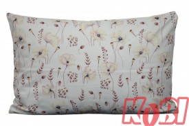 Poszewka bawełniana rozmiar 40x60 Pastelowe maki 3532 Kobi