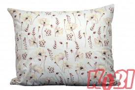 Poszewka bawełniana rozmiar 50x60 Pastelowe maki 3532 Kobi