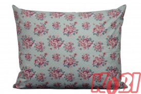 Poszewka bawełniana rozmiar 50x60 Róże szare tło 3535 Kobi