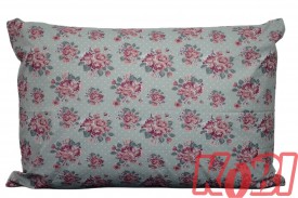 Poszewka bawełniana rozmiar 50x70 Róże szare tło 3535 Kobi