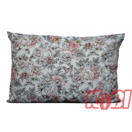 Poszewka bawełniana rozmiar 40x60 księżniczki V2 3537 Kobi