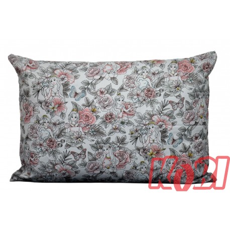 Poszewka bawełniana rozmiar 50x70 księżniczki V2 3537 Kobi