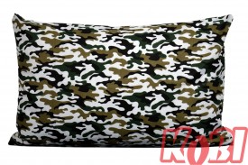 Poszewka bawełniana rozmiar 40x60 moro biało-zielone 3540 Kobi