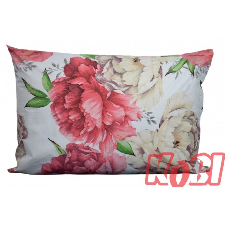 Poszewka bawełniana rozmiar 50x70 pąki róż 3546 Kobi