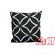 Poszewka bawełniana rozmiar 40x40 czarny witraż 3542 Kobi
