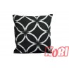 Poszewka bawełniana rozmiar 40x40 czarny witraż 3542 Kobi