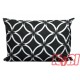 Poszewka bawełniana rozmiar 50x70 czarny witraż 3542 Kobi