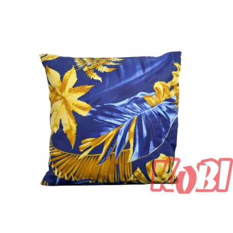 Poszewka bawełniana rozmiar 40x40 złote liście 3381 Kobi