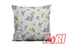 Poszewka bawełniana rozmiar 40x40 gałązki żółty kwiat 3543 Kobi