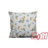 Poszewka bawełniana rozmiar 40x40 gałązki żółty kwiat 3543 Kobi