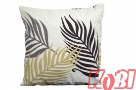 Poszewka bawełniana rozmiar 40x40 paproć ecru 3545 Kobi
