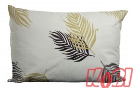 Poszewka bawełniana rozmiar 50x70 paproć ecru 3545 Kobi