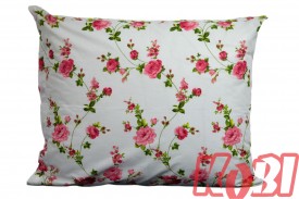 Poszewka bawełniana rozmiar 50x60 pnącza róż 3378 Kobi