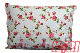 Poszewka bawełniana rozmiar 50x70 pnącza róż 3378 Kobi