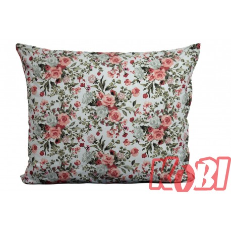 Poszewka bawełniana rozmiar 50x60 bukiet róż 3541 Kobi