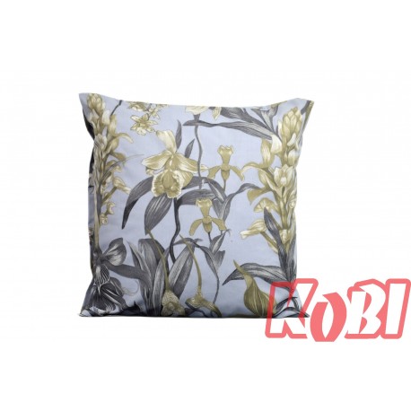 Poszewka bawełniana rozmiar 40x40 kwiat ecru 3544 Kobi