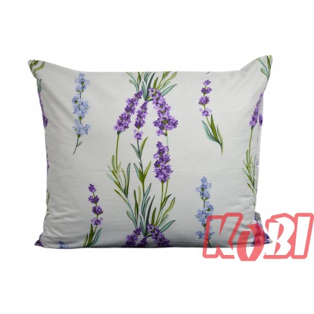 Poszewka bawełniana rozmiar 50x60 lawenda V2 3474 Kobi