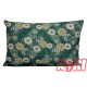 Poszewka z kory rozmiar 40x60 kwiatki zielone tło 3529 Kobi