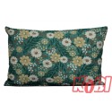Poszewka z kory rozmiar 40x60 kwiatki zielone tło 3529 Kobi