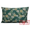 Poszewka z kory rozmiar 40x60 kwiatki zielone tło 3529 Kobi