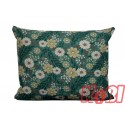 Poszewka z kory rozmiar 50x60 Kwiatki zielone tło 3529 Kobi