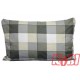 Poszewka bawełniana rozmiar 40x60 krata szare cappuccino 3534 Kobi