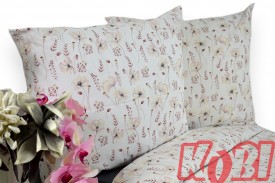 Pościel bawełna 100% rozmiar 160x200 Pastelowe maki 3532 Kobi