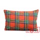Poszewka z kory rozmiar 40x60 czerwona kratka 0880 Kobi