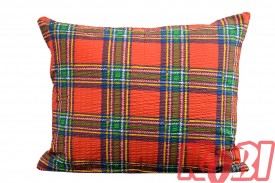 Poszewka z kory rozmiar 50x60 czerwona kratka 0880 Kobi