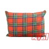 Poszewka z kory rozmiar 50x70 czerwona kratka 0880 Kobi